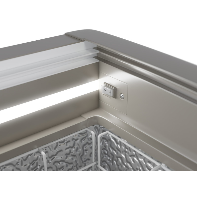 Морозильный ларь HAIER GTS2500G RAL7037 серый; BY0KG3000RU