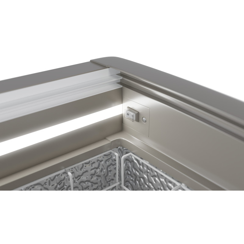 Морозильный ларь HAIER GTS2500G RAL7037 серый; BY0KG3000RU