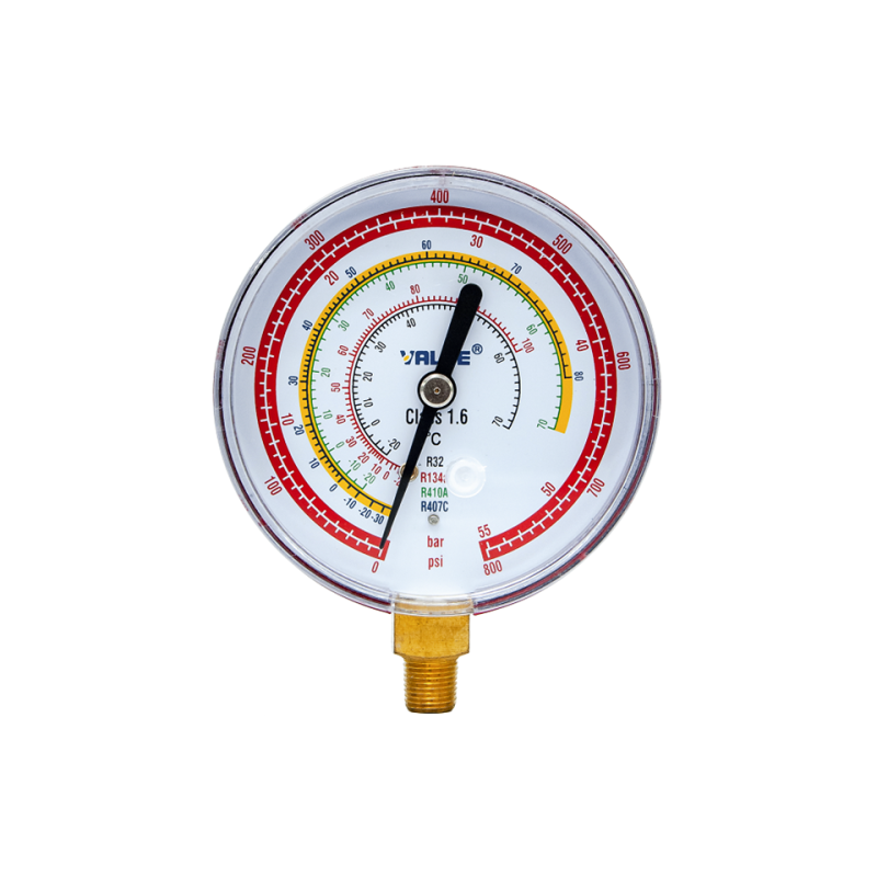 Манометр для коллектора VALUE (HP; 68mm; 32/134/410/407)