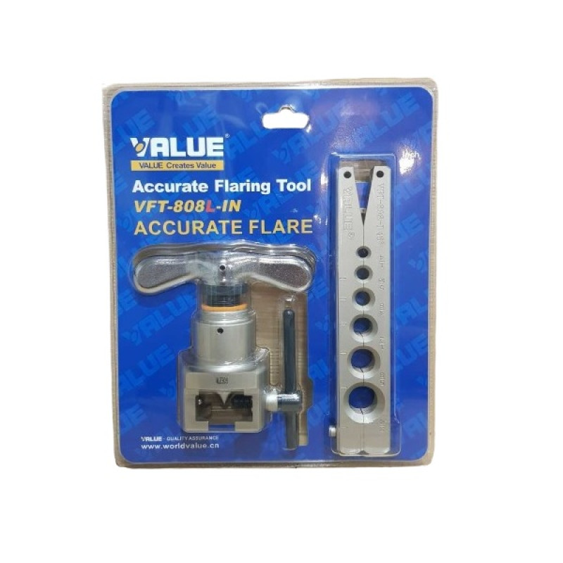 Вальцовка VALUE VFT-808L-I-N в блистере – Надежный инструмент для идеальной обжима трубок 🔧✨