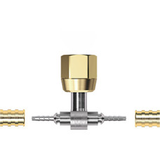 Тройник GOMAX DN2 с гайкой 1/4" без медн. прокл. (упак. 10шт)