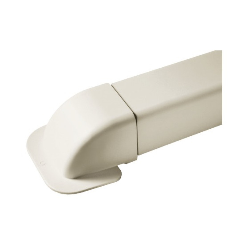 Законцовка короба увеличенная ARTIPLASTIC (110х75мм); 1209CM-W