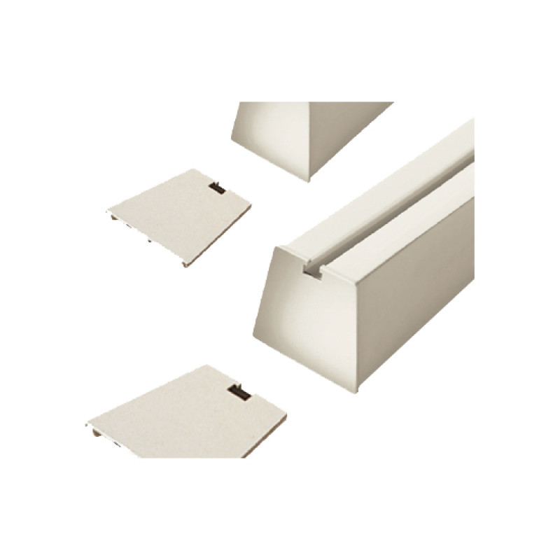 Заглушка ПВХ опоры кондиционерной ARTIPLASTIC (белая RAL9001)