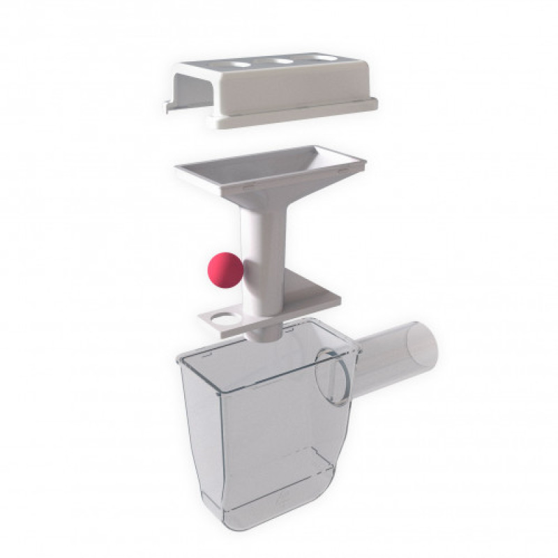 Сифон запахозапирающий REXFABER П-33/П (Прозрачный); RG00P319